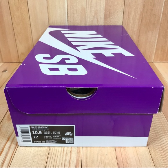 Nike SB Ishod Wair Black Smoke Grey Skate Shoes - Picture 5 of 5